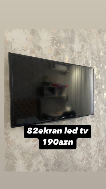 82 ekran tv: Hec bir problemi yoxdur islek veziyyetdedir