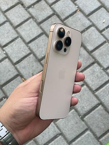 telefon lambard: IPhone 16 Pro, 128 GB, Qızılı, Face ID — 3