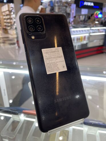 дешевый телефон: Samsung Galaxy A22, Б/у, 128 ГБ, цвет - Черный, 2 SIM