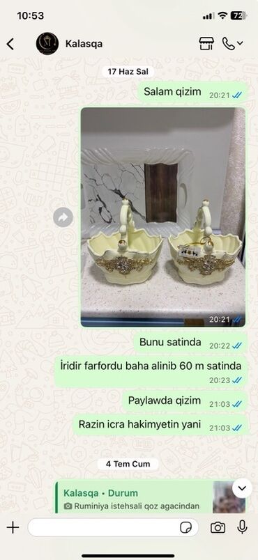 TagAZ: Mətbəx və servis üçün dekorativ dəst - Klassik metal samovar: iki yan
