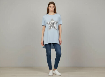 cross jeans zakręt: Women`s tunic, size L