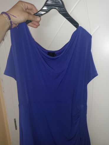 duge košulja haljine: L (EU 40), XL (EU 42), bоја - Tamnoplava, Drugi stil, Kratkih rukava