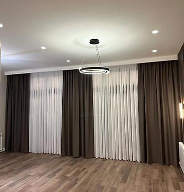 Шторы и занавески: Комплект штор, Жаккард, С тюлем в комплекте, Изготовление на заказ, Новый, Для зала — 22