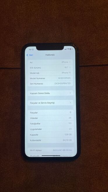 iphone ucuz qiymete: IPhone 11, 128 GB, Qara