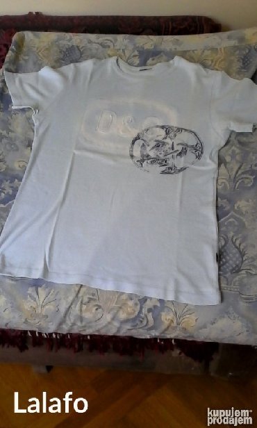 Majice: Svetlo plava bodi majca D&G, očuvana.Svetlo plava majca D&G — 3