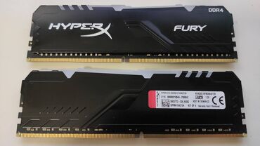 Оперативная память (RAM): DDR4 64GB (2 x 32GB) Kingston HyperX Fury RGB 2666 MHz ЦЕНА
