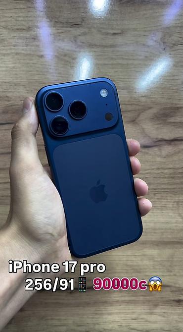 IPhone 17 Pro - Объем памяти: 256 ГБ - Показатель батареи: 91% -