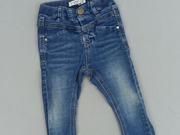 Denim pants, Name it, 9-12 months, condition - Very good