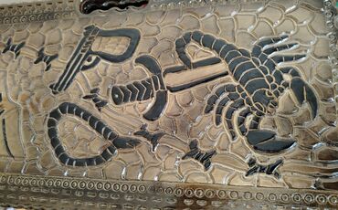 Nərdlər: Taxta nərd dəsti və təsbeh komplekti - Əl işi taxta nərd: Qapaq və — 5