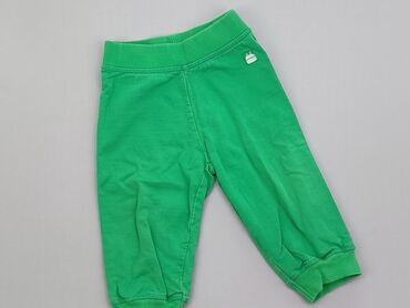 spodnie dresowe zielone: Sweatpants, 3-6 months, condition - Good