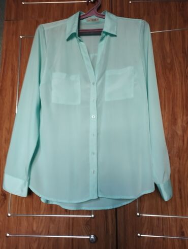 женские блузки для полных: Блузка, Классическая модель, Однотонный