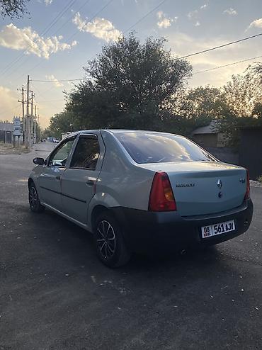 машына чанган: Renault Logan: 2006 г., 1.6 л, Кол менен иштөөчү, Бензин, Седан — 4
