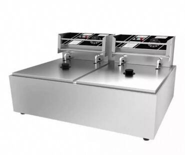 Бытовые фритюрницы: Коммерческая фритюрница 6+6 литров (2500 Вт x2) -Профессиональная — 5