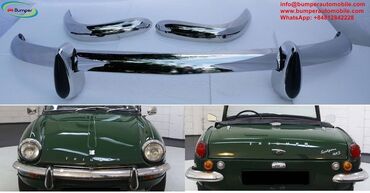 Triumph Spitfire MK3 and GT6 MK2 stainless steel bumpers (Triumph