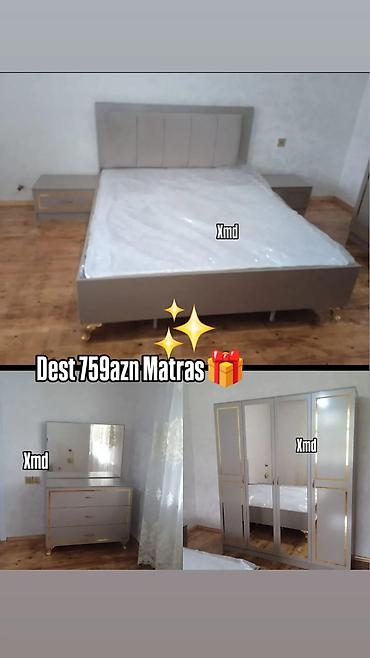 Yataq otağı dəsti – matras hədiyyə Qiymət: 759 AZN (şəkildə