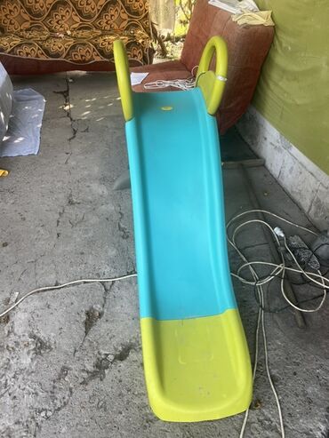 детские игровые площадки для двора: Детская горка Для дома, Пластик