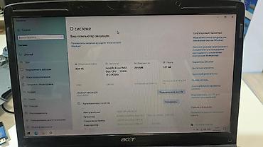 Acer Aspire 6930G noutbuk Texniki göstəricilər: - Prosessor: Intel lalafo.az -da Acer Aspire 6930G noutbuk Texniki göstəricilər: - Prosessor: Intel
