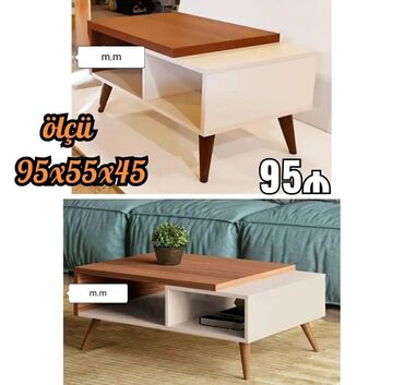 Masalar: Jurnal masası, Yeni, Açılmayan, Laminat, Dördbucaq masa — 27