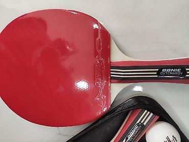 raket: Tenis Raketkasi "Donic" + 3 ədəd tenis topu "Donic". Metrolara və — 3