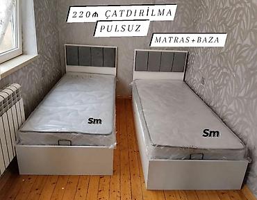 Ev və bağ: Yeni, Təknəfərlik çarpayı, Bazalı, Matras ilə, Siyirməsiz — 2