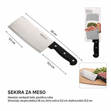 KMT kuhinjski nož 2406456 Opis: - Kuhinjska sekira za meso Kmt Style