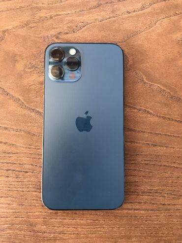 Apple iPhone: IPhone 12 Pro, Б/у, 256 ГБ, Синий, Чехол, 85 %