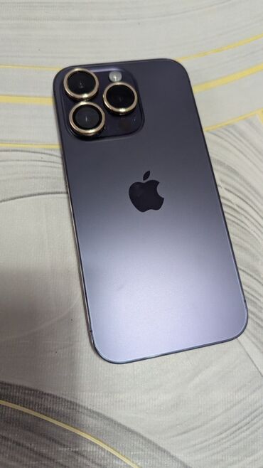 планшет ноутбук 2 в 1: IPhone 14 Pro, Колдонулган, 256 ГБ, Deep Purple, 88 %