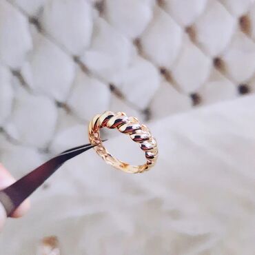 Üzüklər: Alyans, Üzük, Sarı qızıl, 585 Əyar, Qaşsız — 2