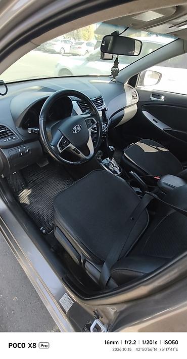 hundai accent: Hyundai Accent: 2017 г., 1.4 л, Вариатор, Бензин, Седан — 4