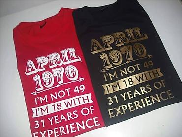 Majice: Majce sa jednostranom stampom odrasli 1600 din decu 1300 din — 6