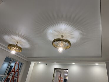 Натяжной потолок: Натяжной потолок Глянцевое, Матовое, 3D потолки Бесплатная консультация, Бесплатный замер, Гарантия — 10