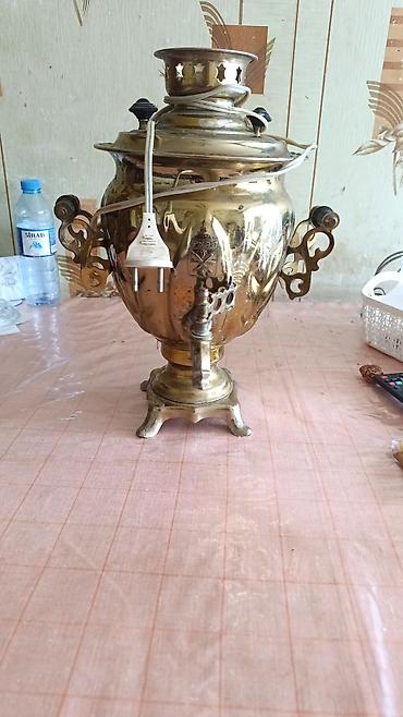 samovarlar: Elektrikli mis samovar - Klassik dizaynlı, mis korpuslu elektrikli — 1