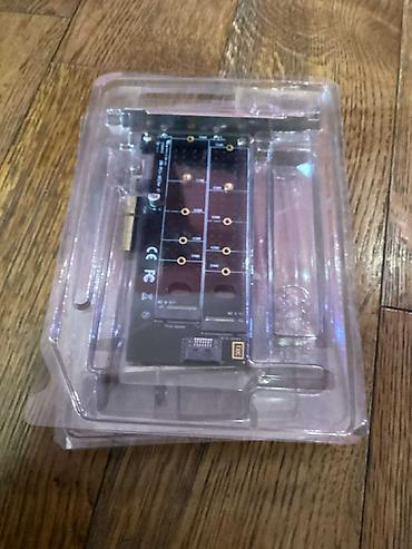 nvme ssd: Pci Express to NVME (+sata M2) adaptor, birin giymeti 35 azn, 2si — 2