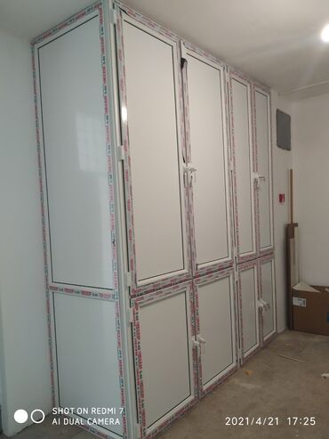 Digər mebel: Plastik şkafların yığılması və quraşdırılması Ağ rəngdə 1 kvadratı 90 — 11