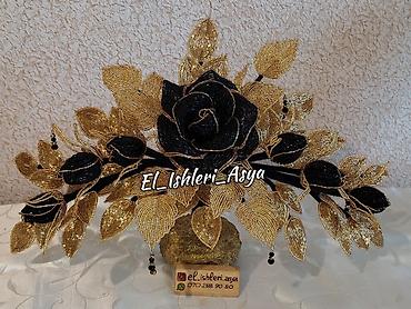 Bitkilər üçün dibçəklər: Muncuqdan el ishleri — 11