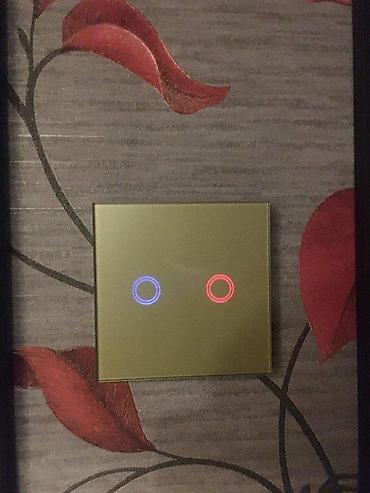 Prekidači: DUPLI PREKIDAČ NA DODIR TOUCH PREKIDAČ ZIDNI PREKIDAČ ZLATNI | *U — 4