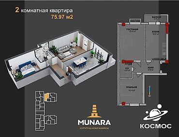 квартира новостройки: Сдан, Элитка, 2 комнаты, 76 м² — 8