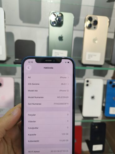 Apple iPhone: IPhone 12, 128 GB, Mavi, Face ID — 2