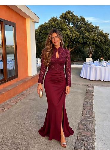 Elegantna duga svečana haljina sirena kroja, idealna za proslave