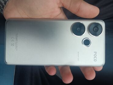 telefon alan yerler: Poco F6, 512 GB, rəng - Boz, Zəmanət, Sensor, Barmaq izi