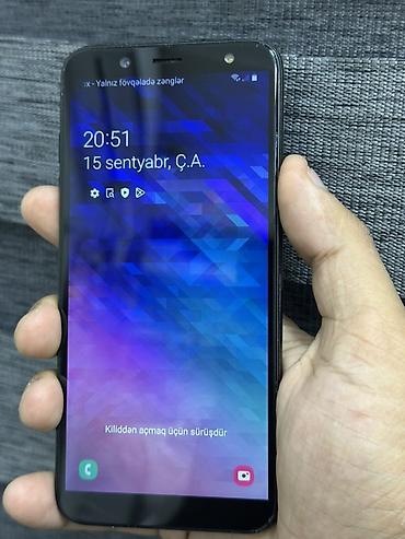 Samsung Galaxy A6, 32 GB, rəng - Qara, İki sim kartlı lalafo.az -da Samsung Galaxy A6, 32 GB, rəng - Qara, İki sim kartlı