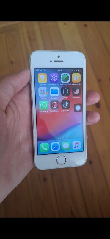 apl: IPhone 5s, 16 GB, Qızılı, Zəmanət, Barmaq izi, Sənədlərlə