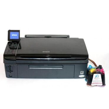 Принтер, сканер, ксерокс. Цветной. Epson tx410 Образец печати на