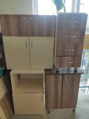 Сейфы: Mətbəx şkafları dəsti - Material: laminat/MDF tipli panel, taxta