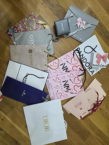 guess tekstil mmc: Brend hədiyyə paketləri və paket torbaları dəsti - Müxtəlif ölçülü və — 1
