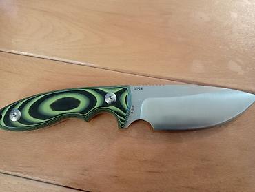 Lov i ribolov: Fiksni nož - Oštrica: široka drop-point forma sa sekundarnim usekom — 5