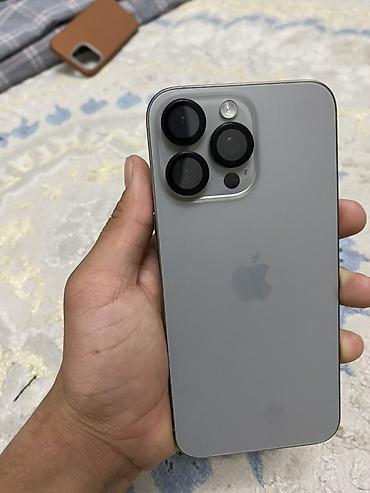 iphone pro max: IPhone 15 Pro, Б/у, 512 ГБ, Natural Titanium, Защитное стекло, Чехол, Коробка — 2