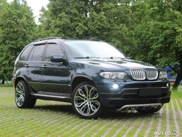 Кенгурятники - защита бампера — BMW X5 E53 2000-2007