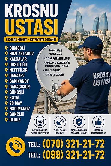 kabe: Krosnu ustası – peşəkar quraşdırma və sazlama xidməti Xidmətlər: - — 1