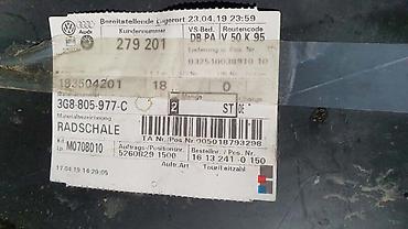 creva interkulera: POTKRILO ZA VOLKSWAGEN ARTEON | vw arteon podkrilo vw 3G8 805 977 C — 3